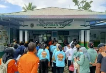 Simulasi Banjir Bandang Uji Kesiapsiagaan Puskesmas Torue