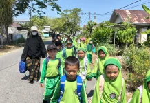 Siswa SD Integral Tolitoli Gelar Kegiatan Luar Kelas.