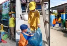 PAUD Al-Wahdah  Peringati Hari Bumi dengan Peduli Sampah