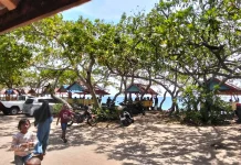 Gazebo Rusak, UMKM Pantai Batu Bangga Mengeluh