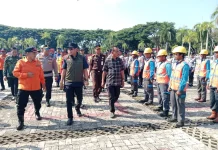 Bupati H. Erwin Burase Pimpin Apel Siaga kesiapan siangan bencana
