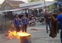 Damkar Buol Gelar Simulasi Gempa dan Kebakaran