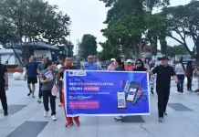Semarak KI 2026, Kemenkum Sulteng Gelar Pelayanan Masyarakat di CFD Vatulemo