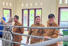 Wakil Bupati Buol Tinjau Bantuan Sarana Tinju dari Kemenpora