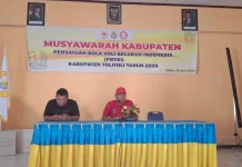 KONI Tolitoli harap Kepengurusan Baru PBVSI Tolitoli bisa Dongkrak Prestasi