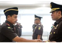 Kajati Sulteng Lantik Pejabat Eselon III, Tegaskan Penegakan Hukum Berkeadilan
