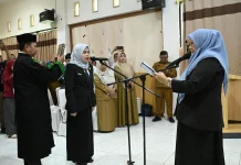 Wagub Sulteng Lantik Direktur RSUD Undata