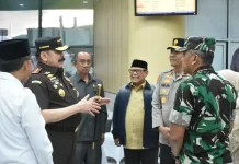 Wakapolda Sulteng Sambut Kedatangan Kepala Jaksa Agung RI