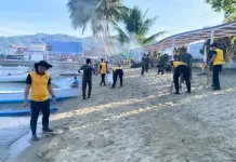 Polres Tolitoli Gelar Kerja Bakti Dukung Gerakan Indonesia Asri
