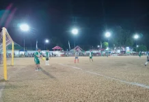 Fasilitas Olahraga Desa Sandana Terus Dibenahi