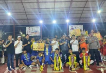 Wakil Bupati Parigi Moutong Tutup Turnamen Futsal Pelajar 2026