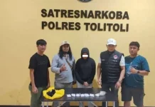 Satresnarkoba Polres Tolitoli Amankan Wanita Pemilik Sabu 315 Gram