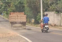 Truk Material Cemari Jalan, Warga Buol Mengeluh