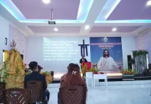 GKIN Jemaat Getsemani Tolitoli Gelar Ibadah Peringatan Kenaikan Yesus Kristus