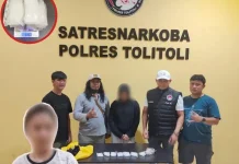 Polres Tolitoli Sita 315 Gram Sabu, Seorang Perempuan Diamankan