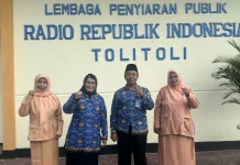 DWP RRI Tolitoli Ikuti Upacara Hari Kebangkitan Nasional ke-118