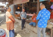Pemda Tolitoli Tinjau Penataan Pasar Bumi Harapan