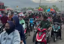 Jembatan Panjang Buol Macet Parah Jelang Idul Adha