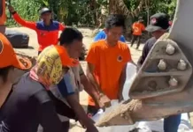 Perbaikan Tanggul Balinggi Jati Dikebut, Diperkirakan selesai dalam 9 Hari