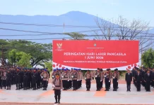 Polda Sulteng Gelar Upacara Hari Lahir Pancasila 2026