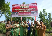 Peresmian Jembatan Garuda Beton Merah Putih