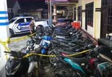 Polres Tolitoli Amankan 26 Motor Berknalpot Brong Saat Patroli Malam
