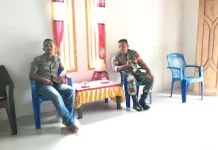 Babinsa dan Pemdes Bodi Perkuat Sinergi lewat Komsos