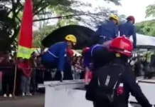 Kompetisi Skill Damkar di Tolitoli Banjir Apresiasi Warga