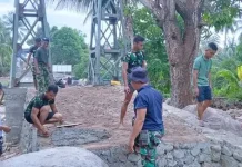 Semangat Gotong Royong Iringi Pembangunan Jembatan Garuda
