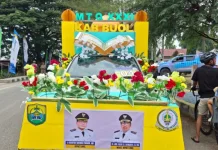 Kafilah Buol Tampil Memikat pada Pawai Ta’aruf MTQ Sulteng ke-31