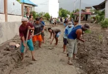Pemdes Tolai Intensifkan Mitigasi Banjir lewat Normalisasi Sungai