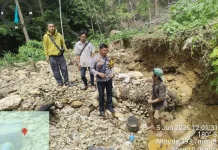 Polsek Dondo Tertibkan Tambang Ilegal di Desa Malala