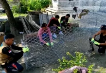 Perkuat Talud Sungai Penebel, BPBD Rakit 400 Bronjong