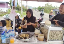 Pentol Bakar Kediri jajanan enak banyak peminat