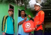 BPBD Tinjau Lokasi Banjir dan Salurkan Bantuan di Bosagon Jaya
