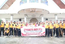 Polres Parimo Gelar Bakti Religi dan Lomba Sambut HUT Bhayangkara