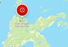 Gempa M 6,7 Guncang Palu, Tidak Berpotensi Tsunami