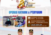 Polda Sulteng Buka Layanan Operasi Gratis Bakti Kesehatan Hari Bhayangkara ke 80