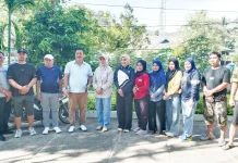 Kerja Bakti Kantor Camat Baolan diKunjungi Bupati Tolitoli