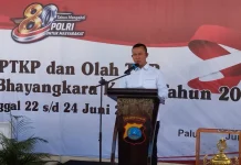 Lomba Olah TKP Ramaikan Hari Bhayangkara ke-80 di Polda Sulteng