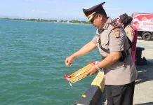 Polres Buol Gelar Upacara Tabur Bunga Sambut Hari Bhayangkara ke-80