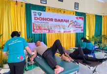 Polres Buol Gelar Donor Darah Sambut HUT Bhayangkara ke 80