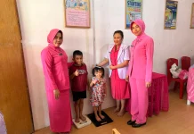 Posyandu Kemala Bhayangkari Perkuat Upaya Cegah Stunting di Tolitoli