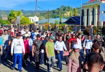 Jalan Santai HUT Bhayangkara ke-80 Polres Buol Disambut Antusias
