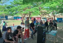 Kelurahan Leok II Fasilitasi Nobar Piala Dunia 2026