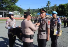 Sertijab Kapolsek Paleleh, AKBP Irwan Minta Segera Beradaptasi