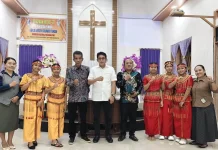 Bupati Erwin Buka HUT Ke-77 Persekutuan Pemuda GKST