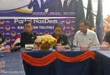 NasDem Tolitoli Terima Silaturahmi Bawaslu Bahas Pengawasan Pemilu