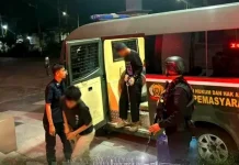 Brimob Tolitoli Kawal Pemindahan Warga Binaan ke Palu