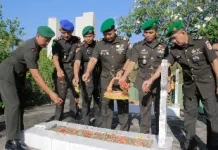 Kodim 1305/BT Ziarah TMP Kalangkangan, Kobarkan Semangat Juang